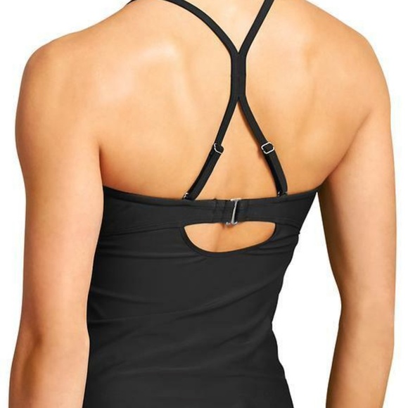 Athleta Bandeau Tankini Navy Blue 32D/DD NWT - Picture 5 of 5